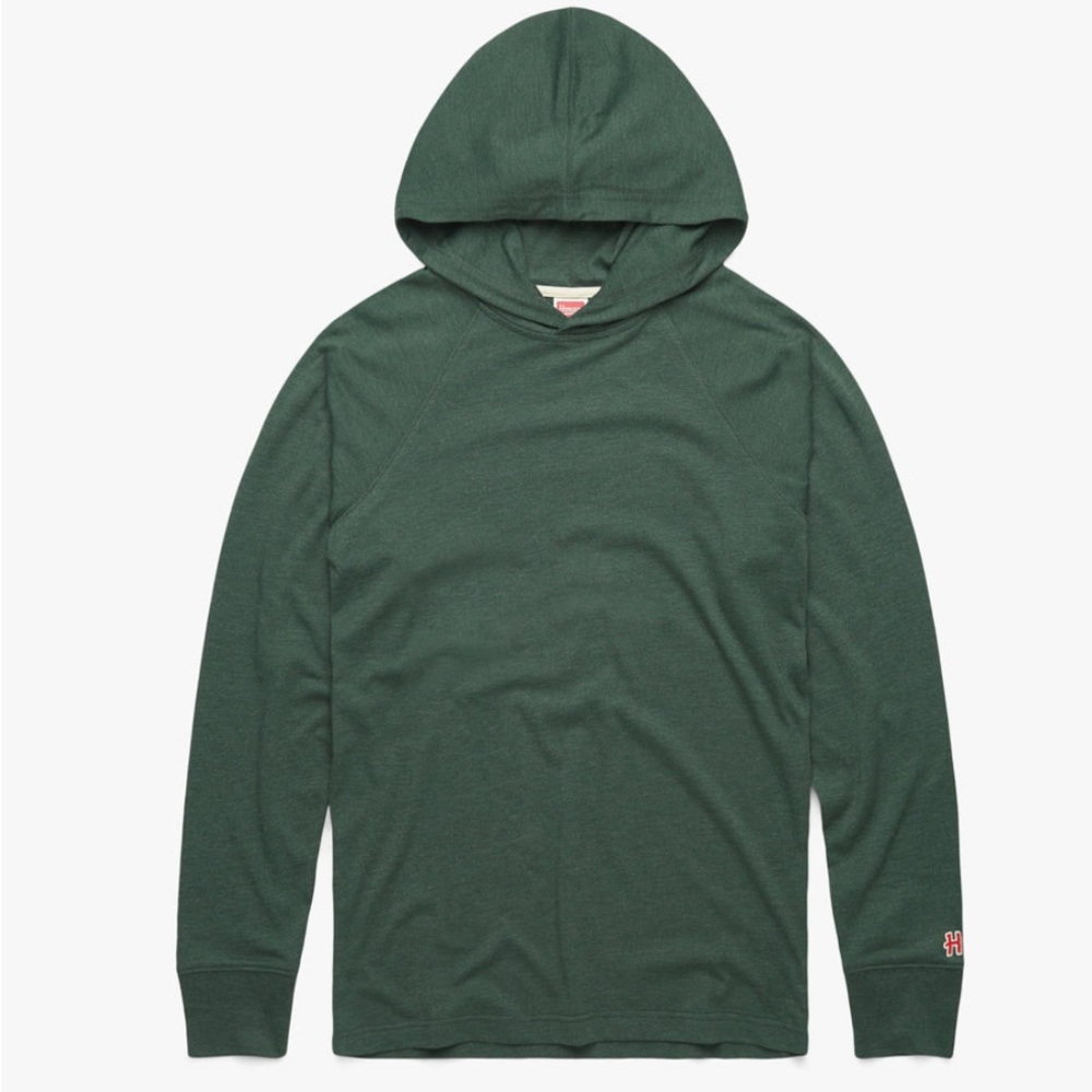 HOMAGE Go-To Lightweight Hoodie Forest Green - Size XS